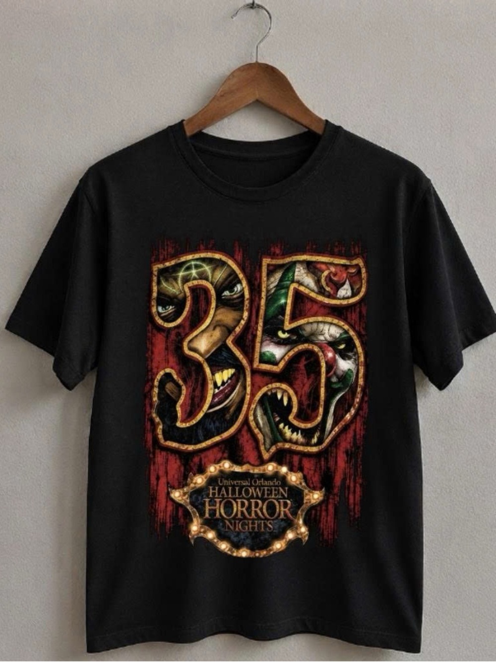Halloween Horror Nights 35 Shirt Universal Orlando Graphic Tee